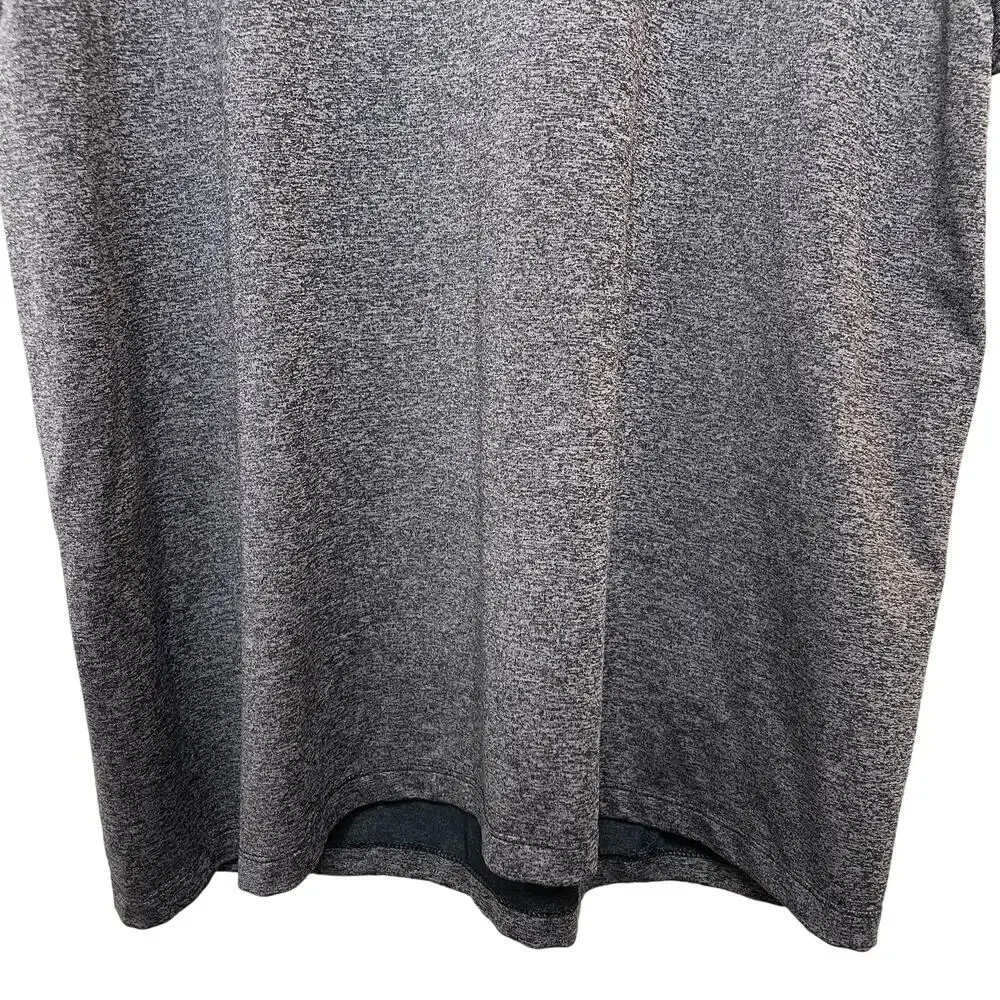 Nike Mens Dri-Fit Hypermax Short Sleeve Training T-Shirt - Heathered Black Large